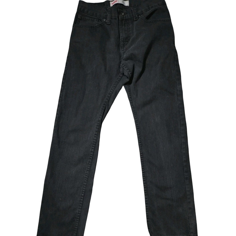 Levi's 511‎ Slim Fit Jeans Black Stretch Denim Men's 28x28 Dark Wash Classic